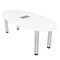 Skutchi Designs 33.5 in W, 69.5 in L, 29 in H, Engineered Wood Top, White H-OVL-3470-PT-EL-09 - alternate 1